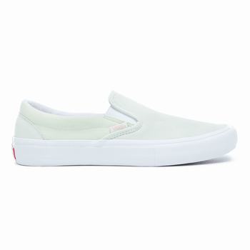 Panske Tenisky Vans Slip-On Pro Biele VA91TJWRH